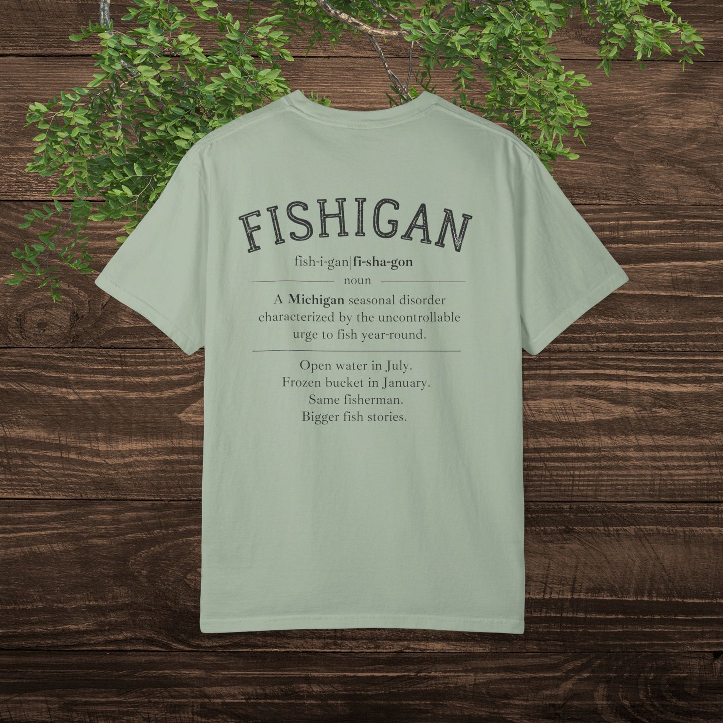 Fishing Again in Michigan T-Shirt — FISHIGAN Tee