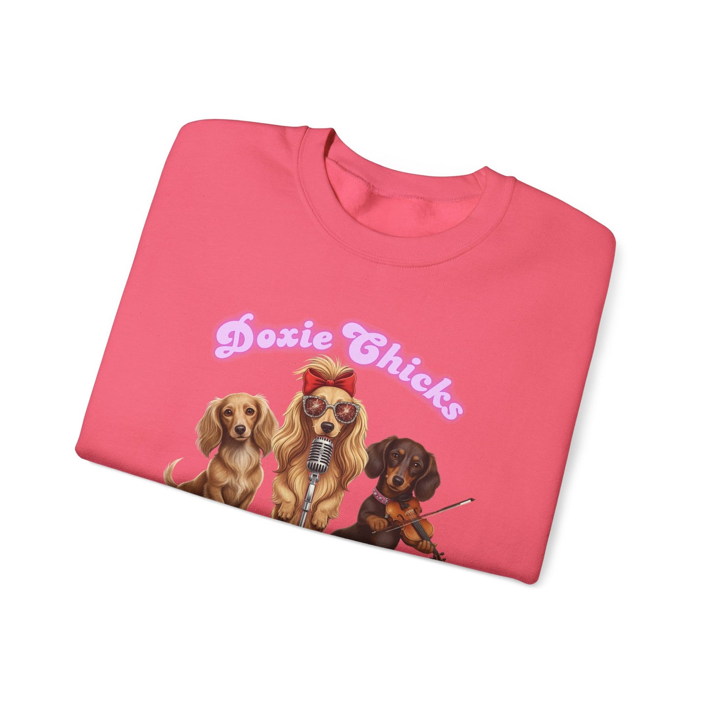 Doxie Chicks Sweatshirt Dachshund Favorite fun shirt