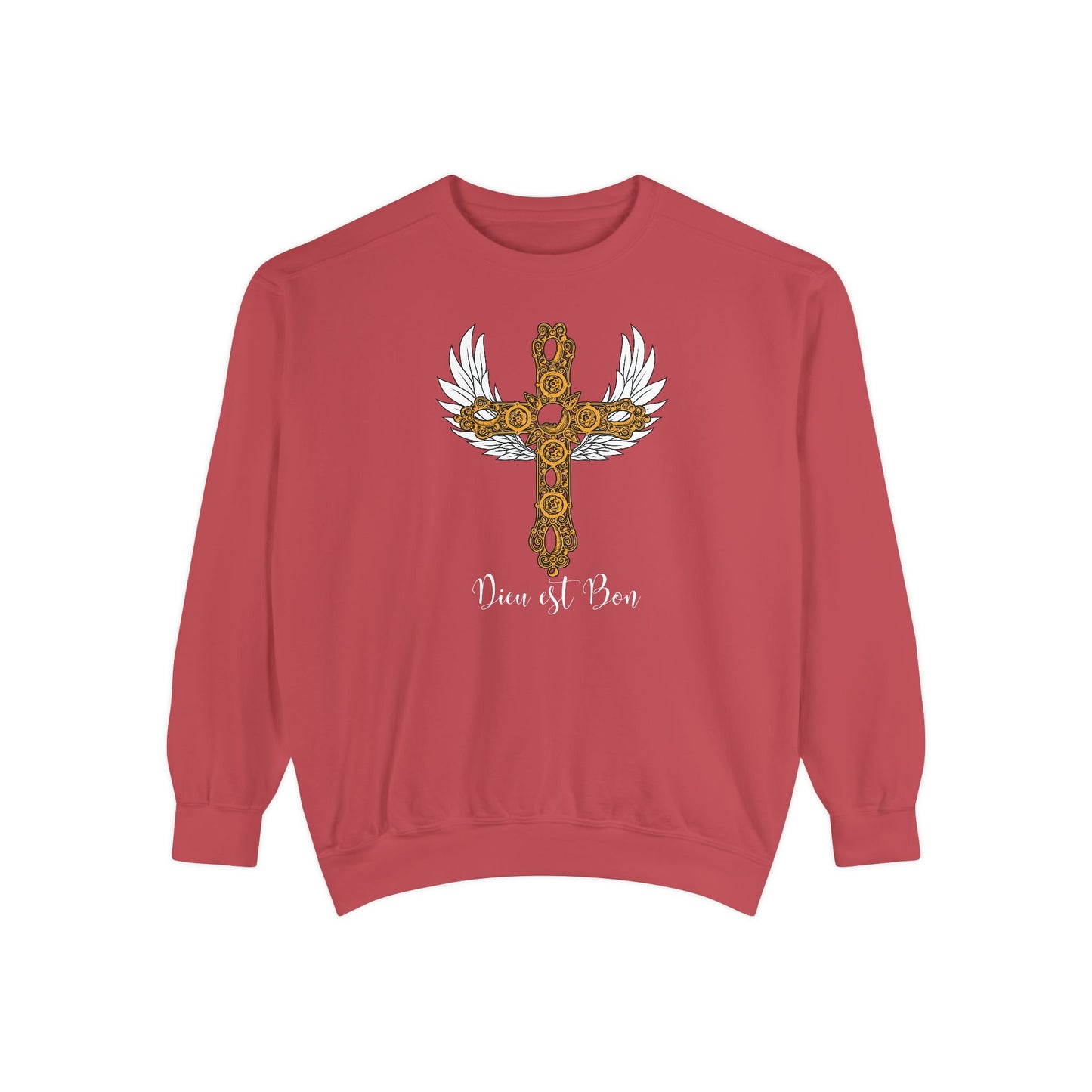 Dieu est Bon God is Good Comfort Colors long-sleeve Cozy shirt