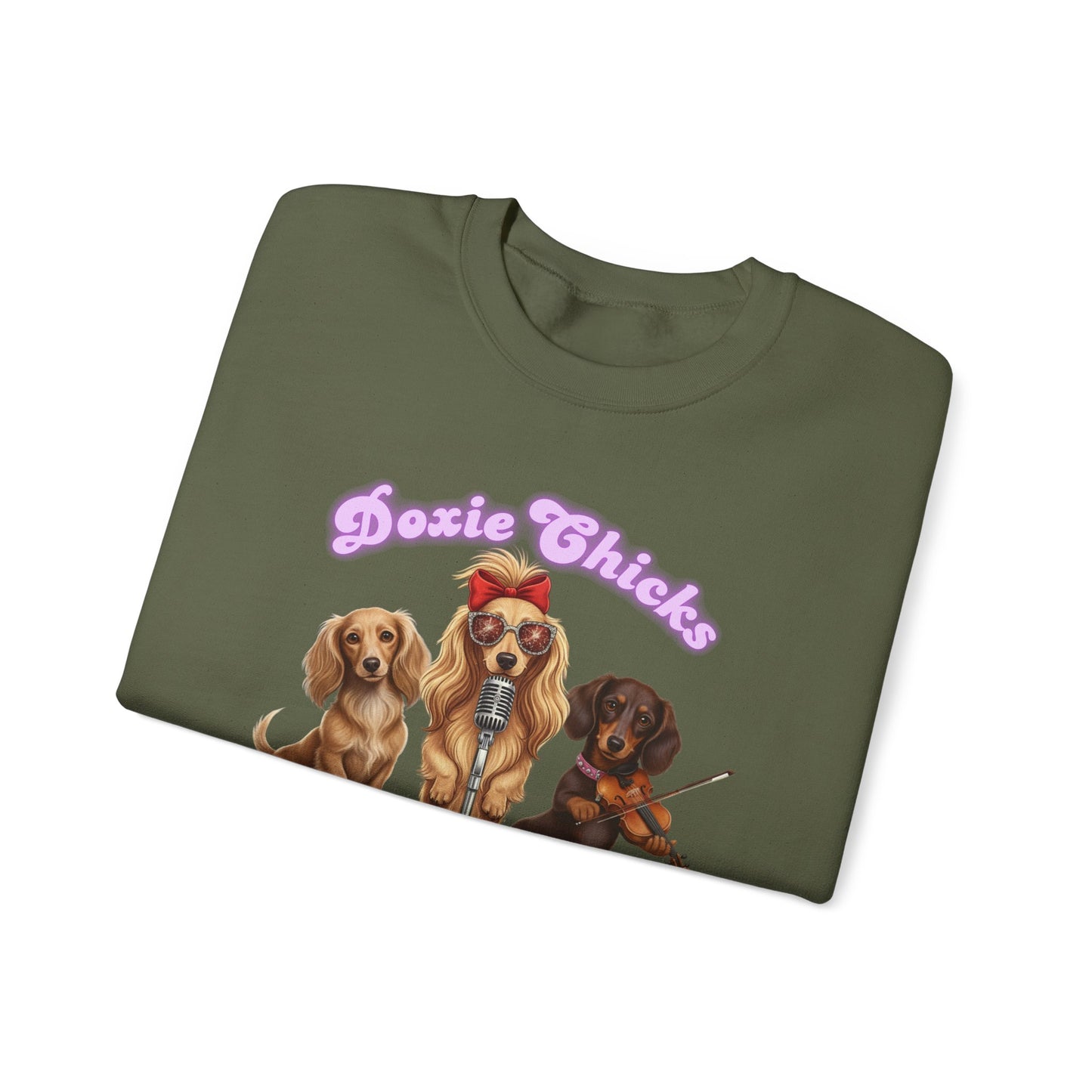 Doxie Chicks Sweatshirt Dachshund Favorite fun shirt
