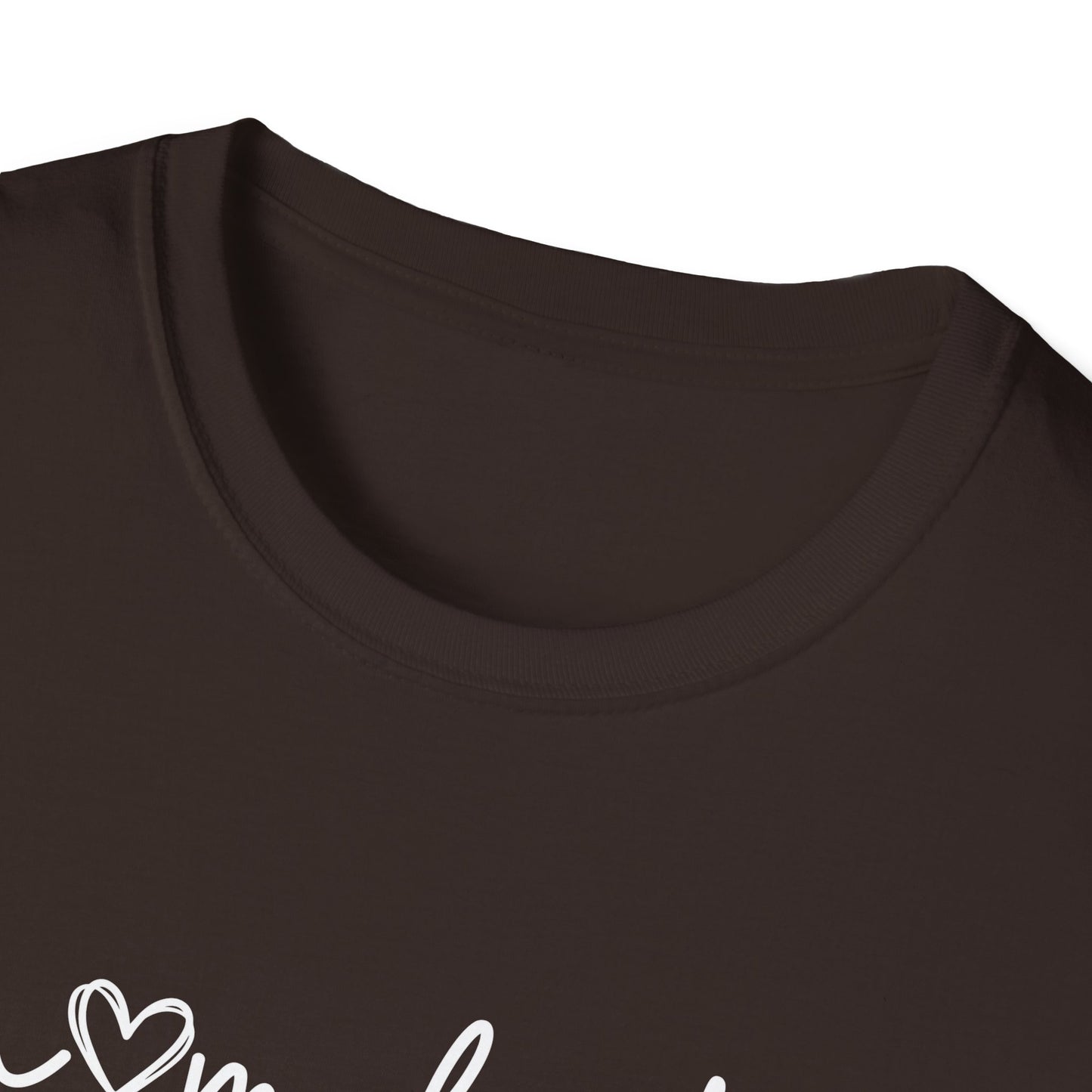 "Homebody" script tee—featuring a sweet heart detail that says it all