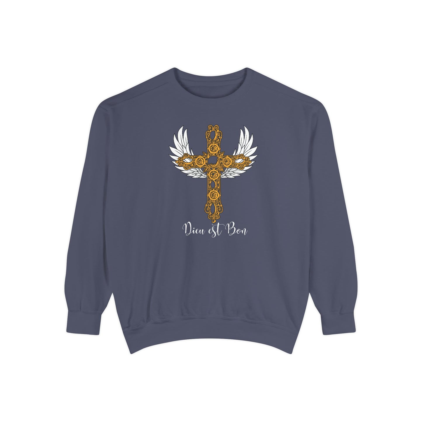 Dieu est Bon God is Good Comfort Colors long-sleeve Cozy shirt