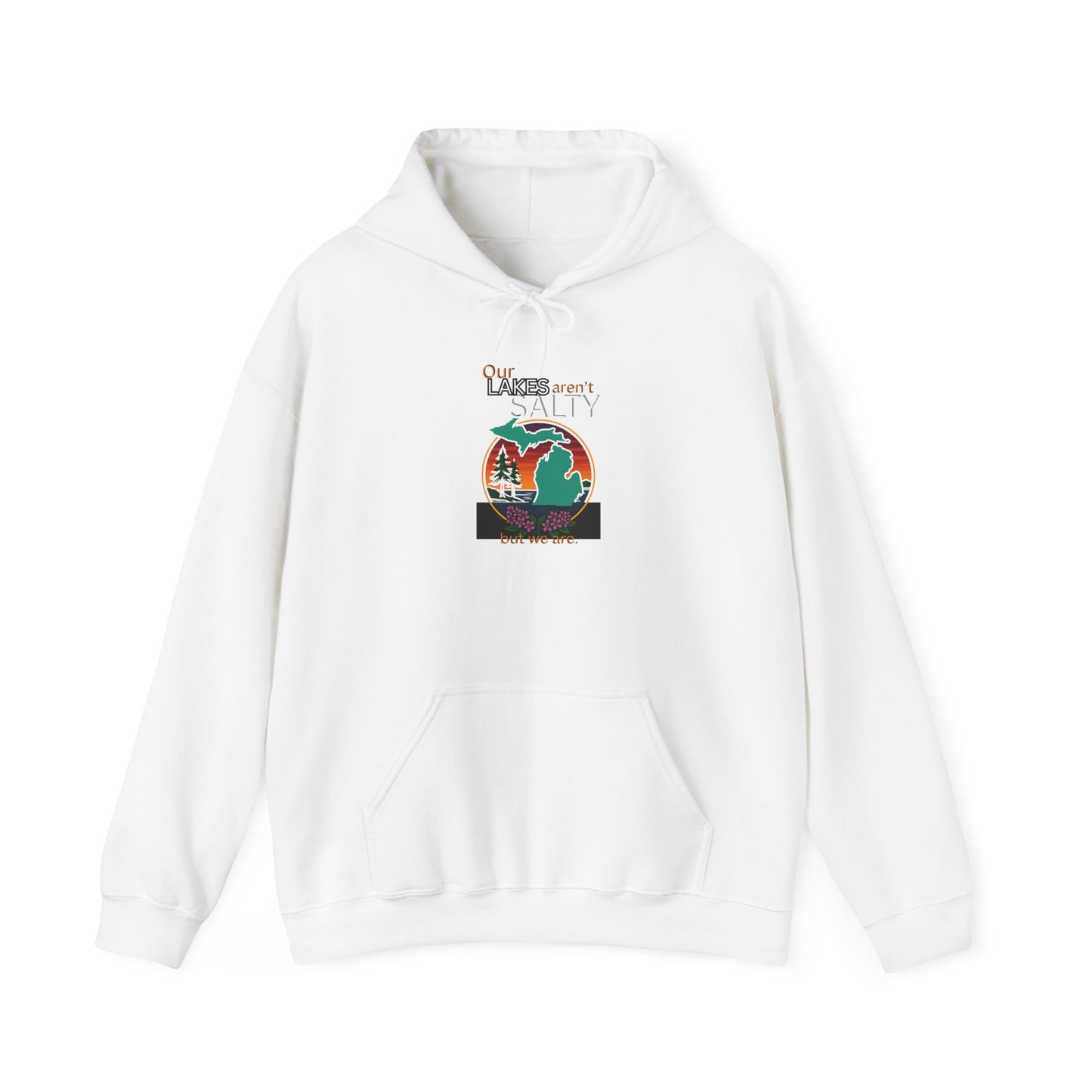 Our Lakes arent Salty But We are - Michigan Great Lakes hoodie