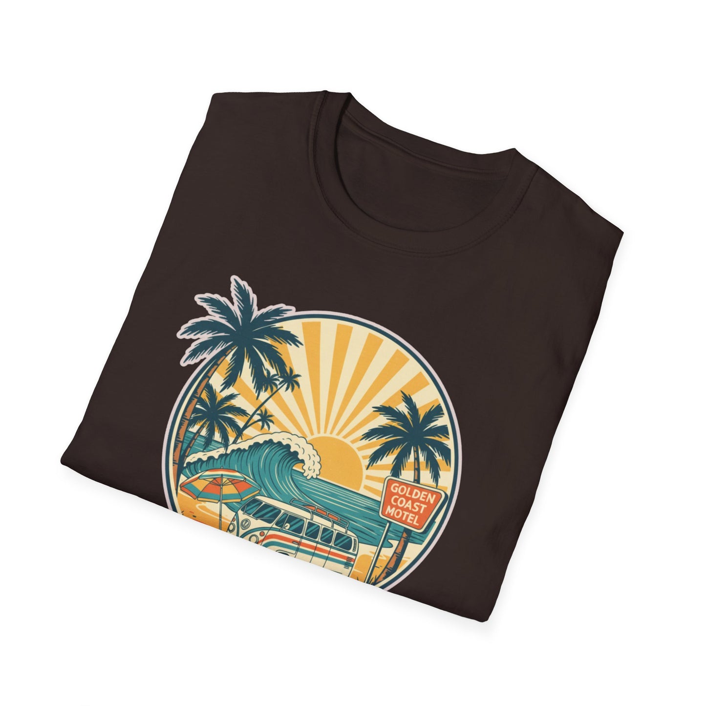 Vintage Beach Vibes T-Shirt, Summer Tee, Vacation Style, Surfing Shirt, Beach Lover Gift, Travel Apparel
