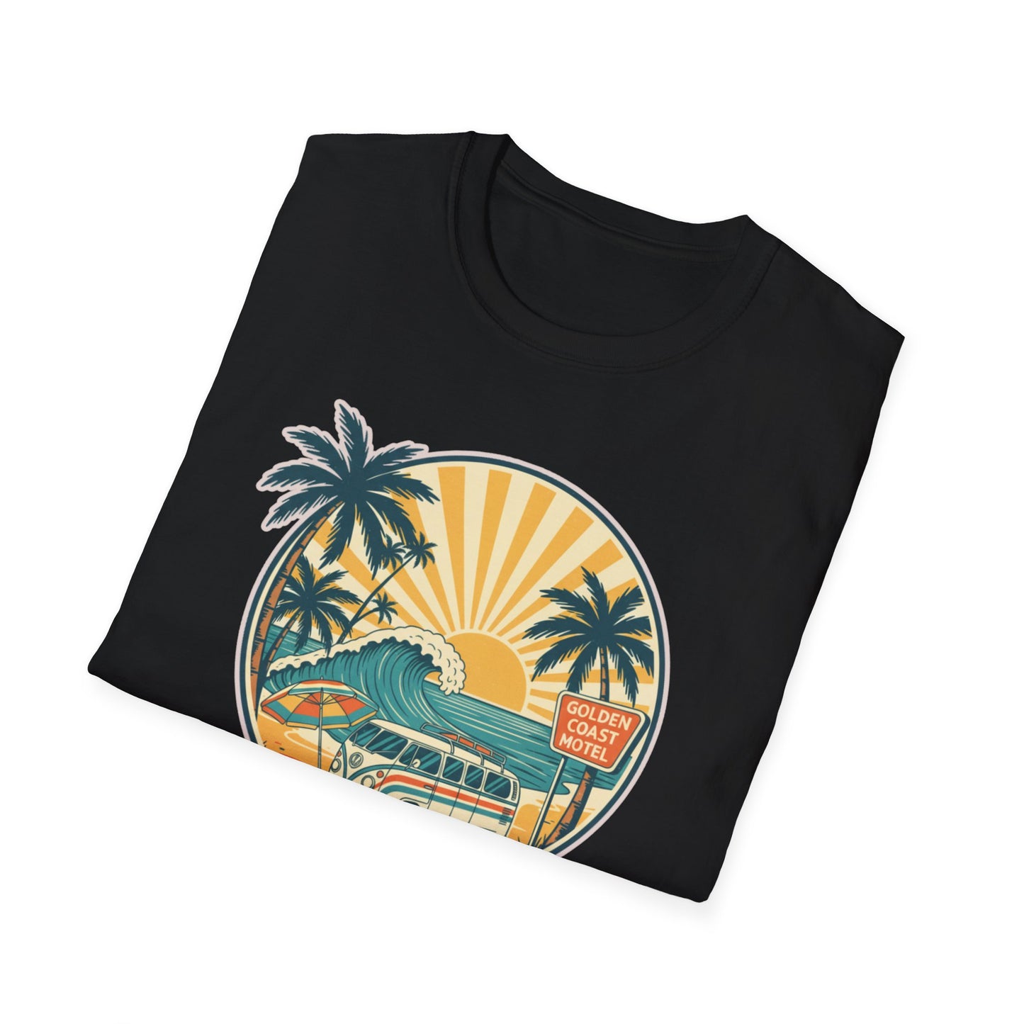 Vintage Beach Vibes T-Shirt, Summer Tee, Vacation Style, Surfing Shirt, Beach Lover Gift, Travel Apparel