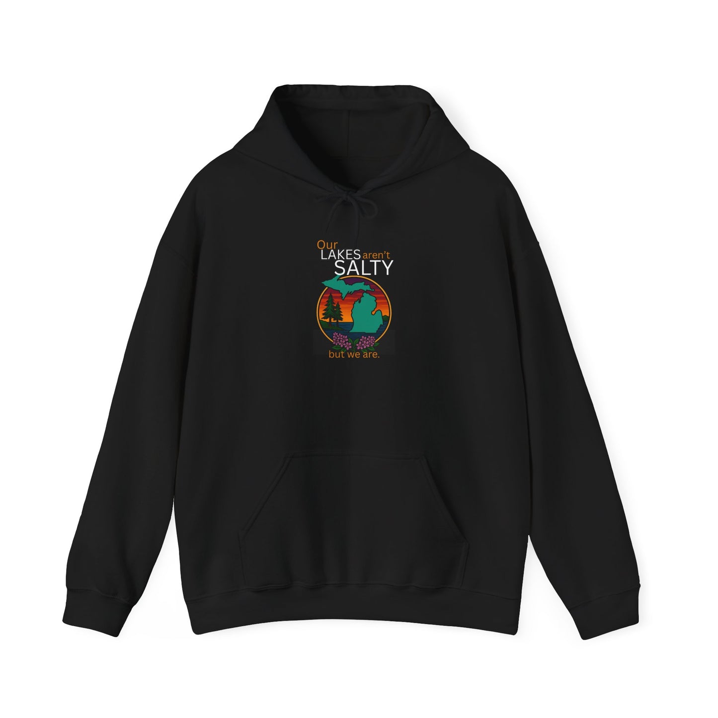 Our Lakes arent Salty But We are - Michigan Great Lakes hoodie