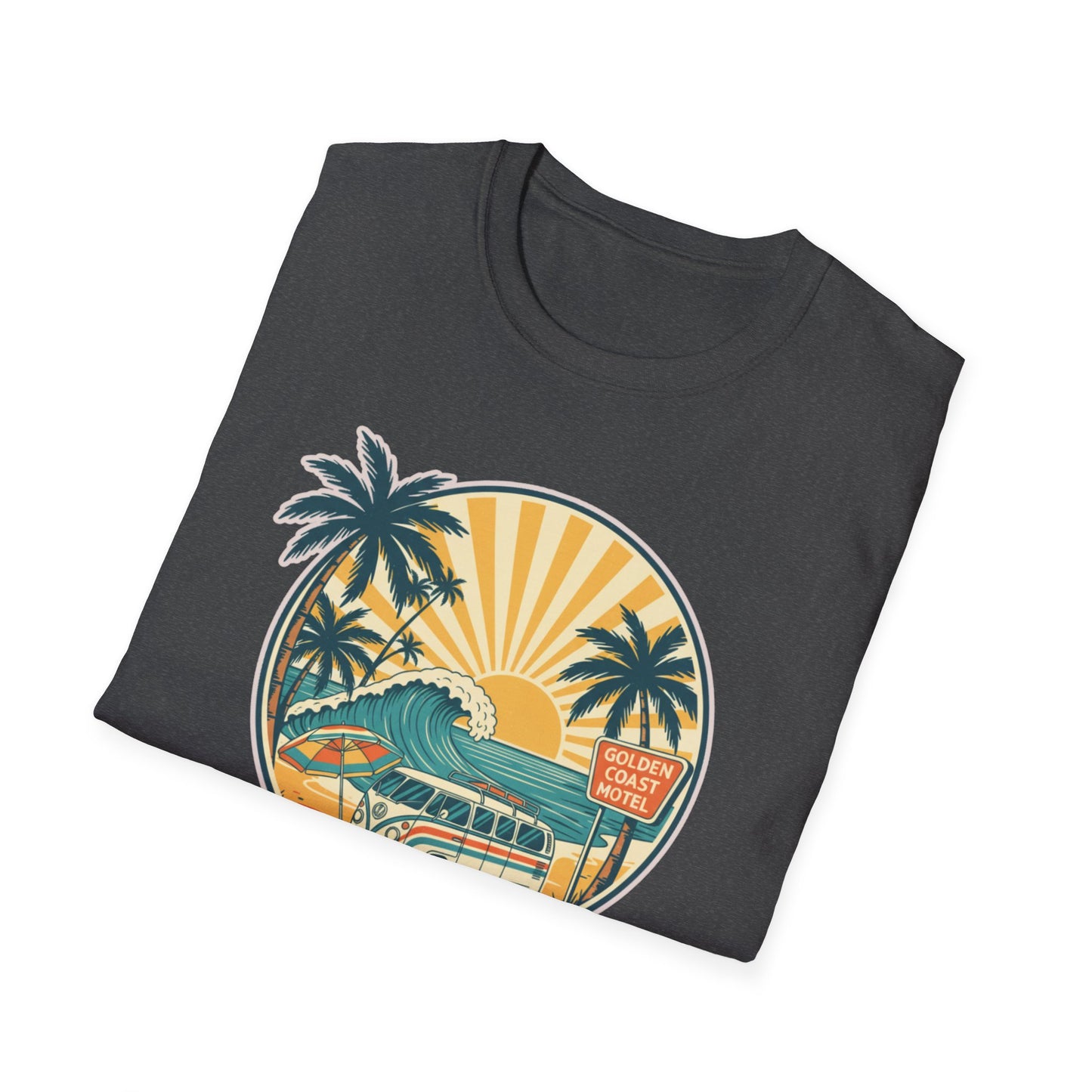 Vintage Beach Vibes T-Shirt, Summer Tee, Vacation Style, Surfing Shirt, Beach Lover Gift, Travel Apparel