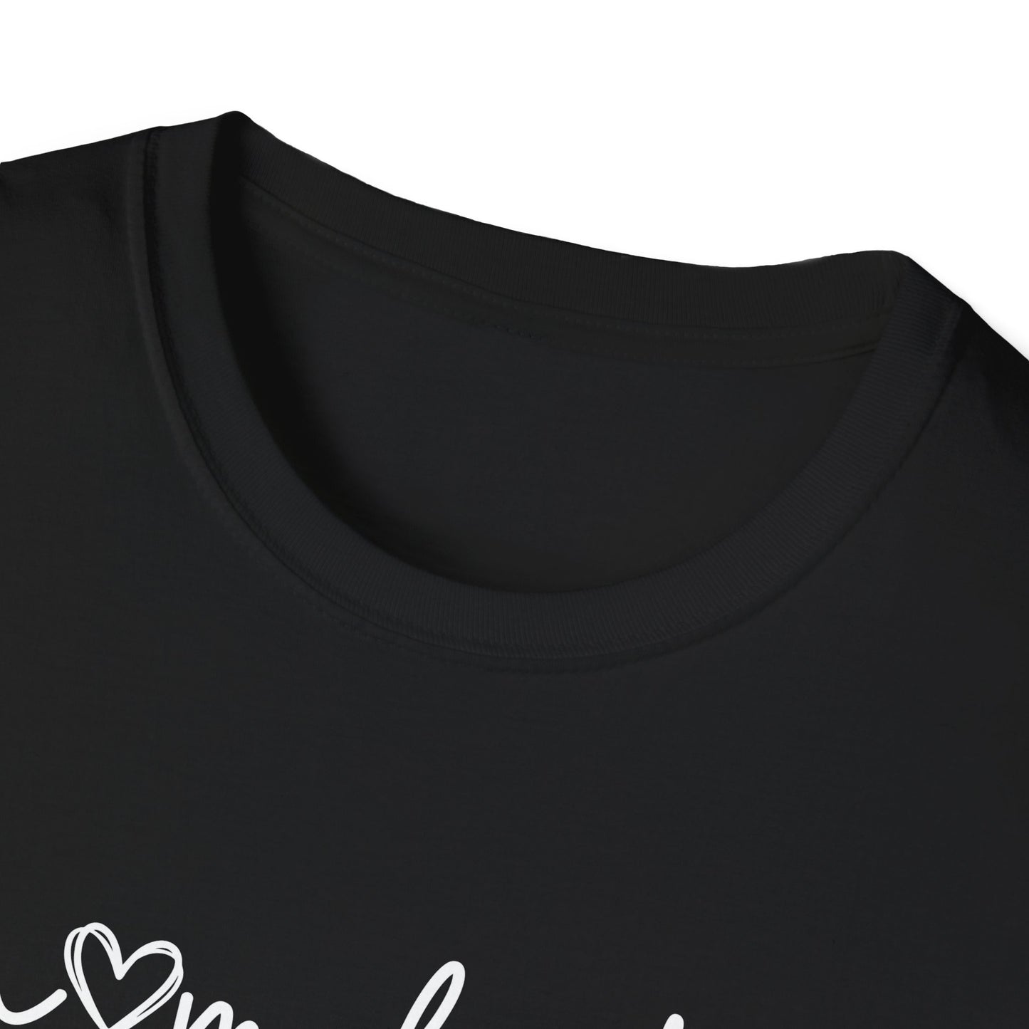 "Homebody" script tee—featuring a sweet heart detail that says it all