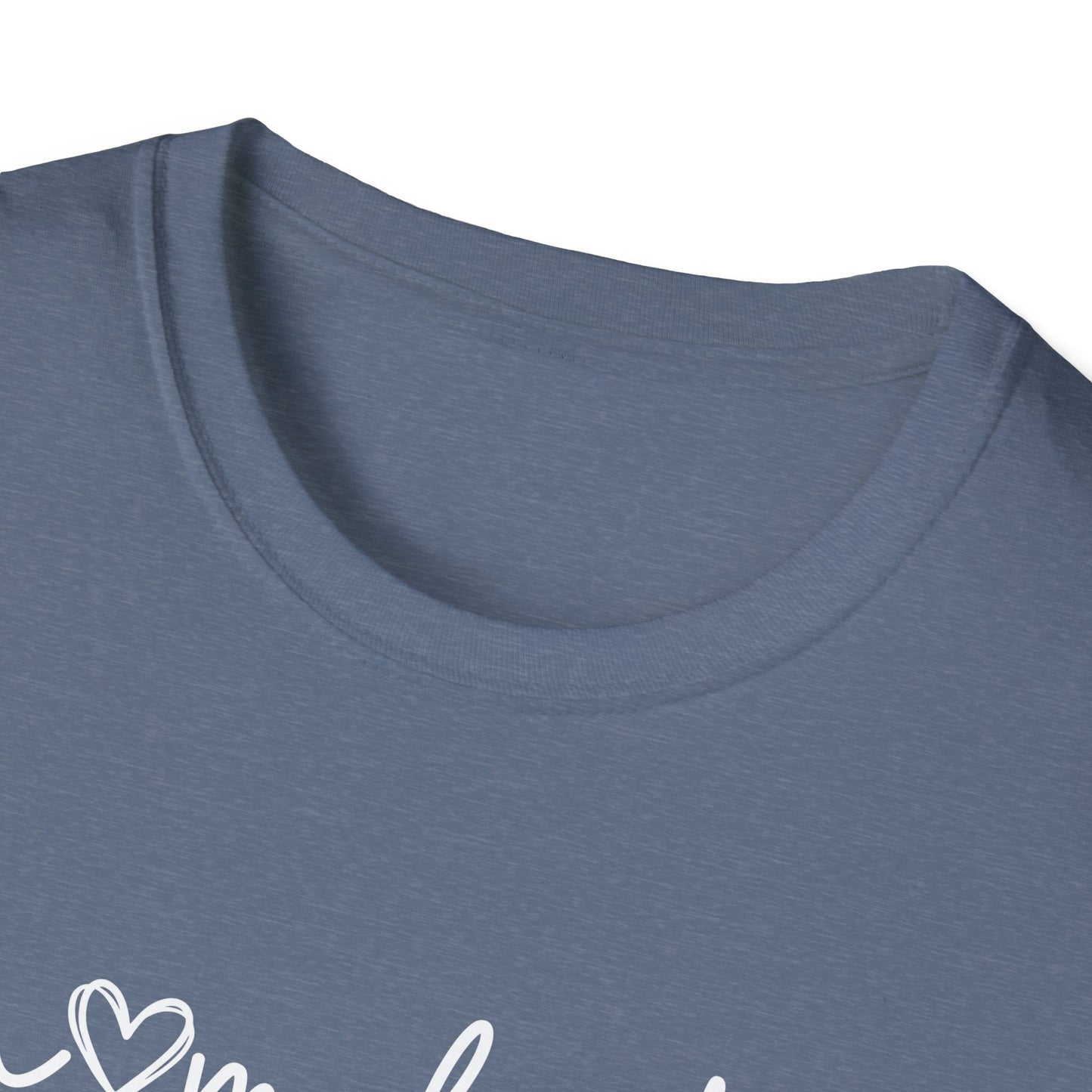 "Homebody" script tee—featuring a sweet heart detail that says it all
