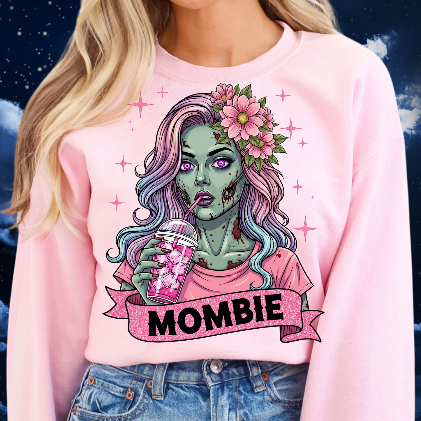 Mombie Exhausted but FABULOUS! Funny Zombie Mom, Spooky Season Style, Halloween