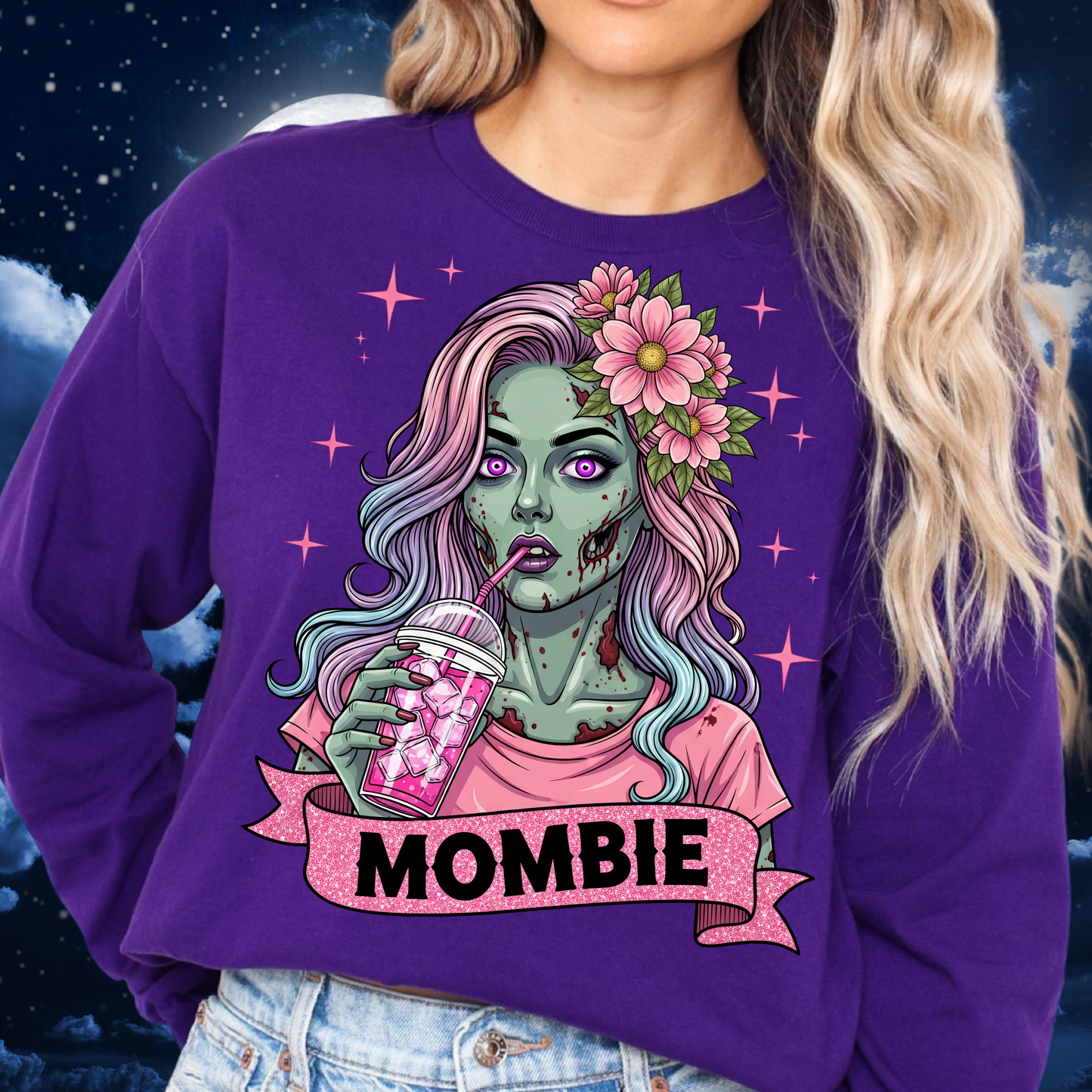 Mombie Exhausted but FABULOUS! Funny Zombie Mom, Spooky Season Style, Halloween