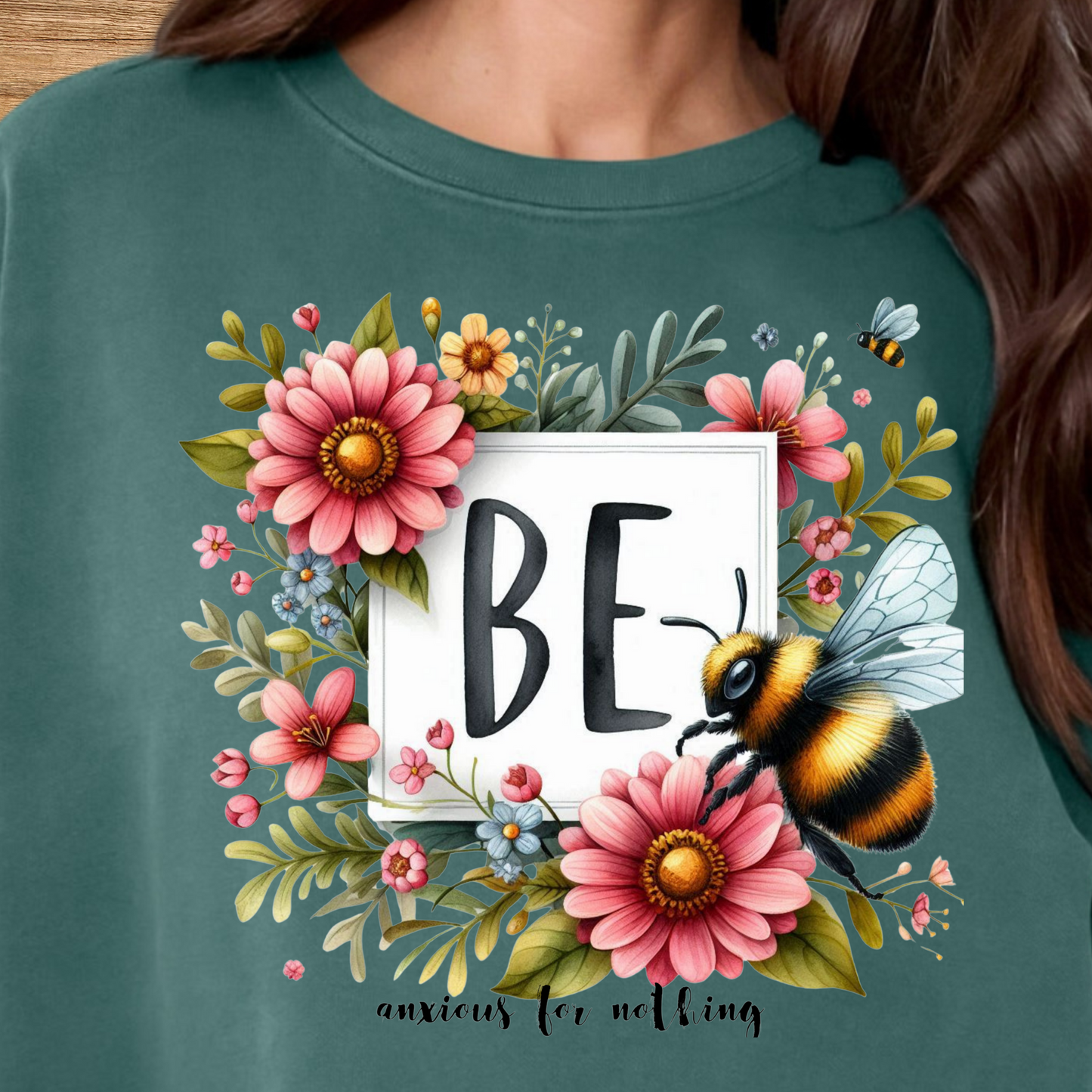 Be Anxious for Nothing – Comfort Colors® 1566 Sweatshirt
