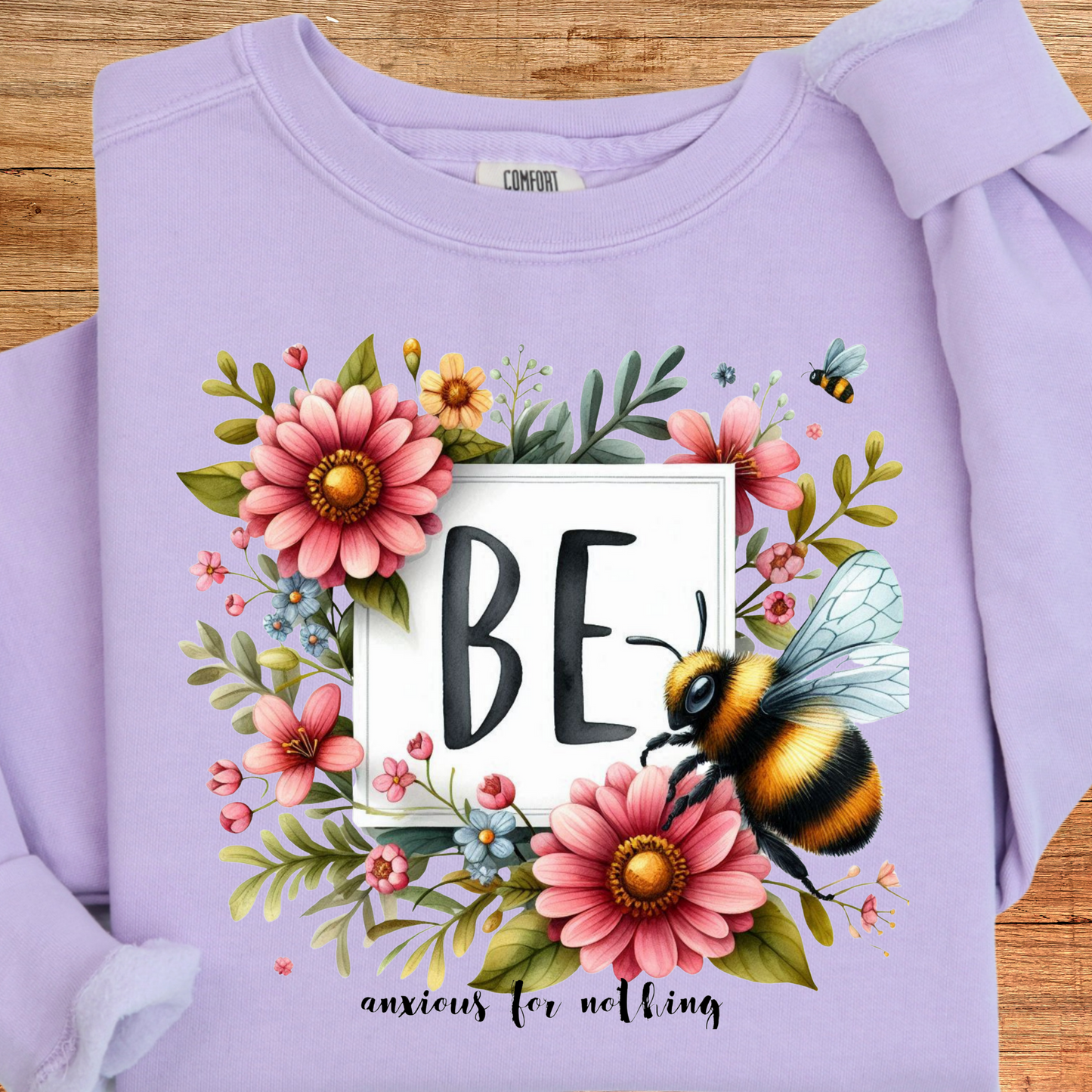 Be Anxious for Nothing – Comfort Colors® 1566 Sweatshirt
