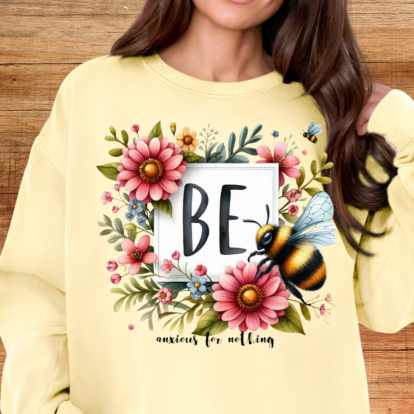 Be Anxious for Nothing – Comfort Colors® 1566 Sweatshirt