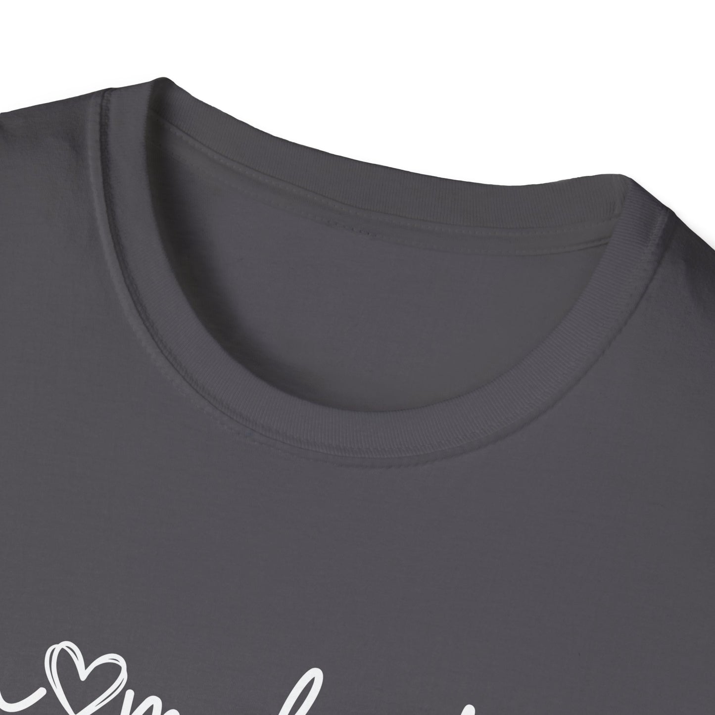 "Homebody" script tee—featuring a sweet heart detail that says it all