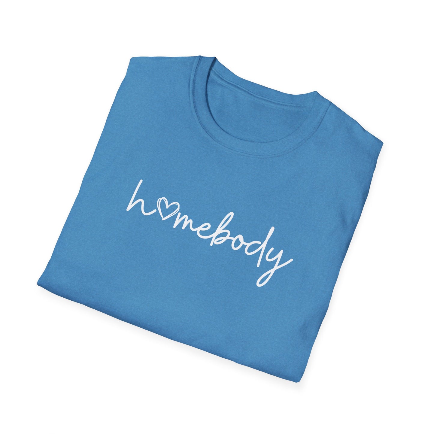 "Homebody" script tee—featuring a sweet heart detail that says it all