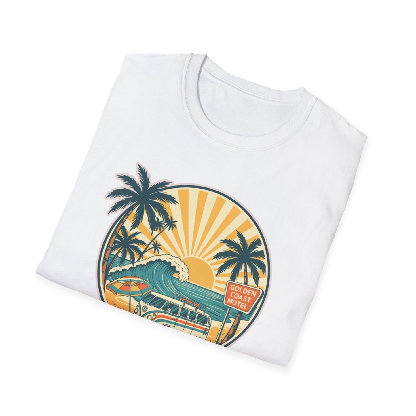 Vintage Beach Vibes T-Shirt, Summer Tee, Vacation Style, Surfing Shirt, Beach Lover Gift, Travel Apparel