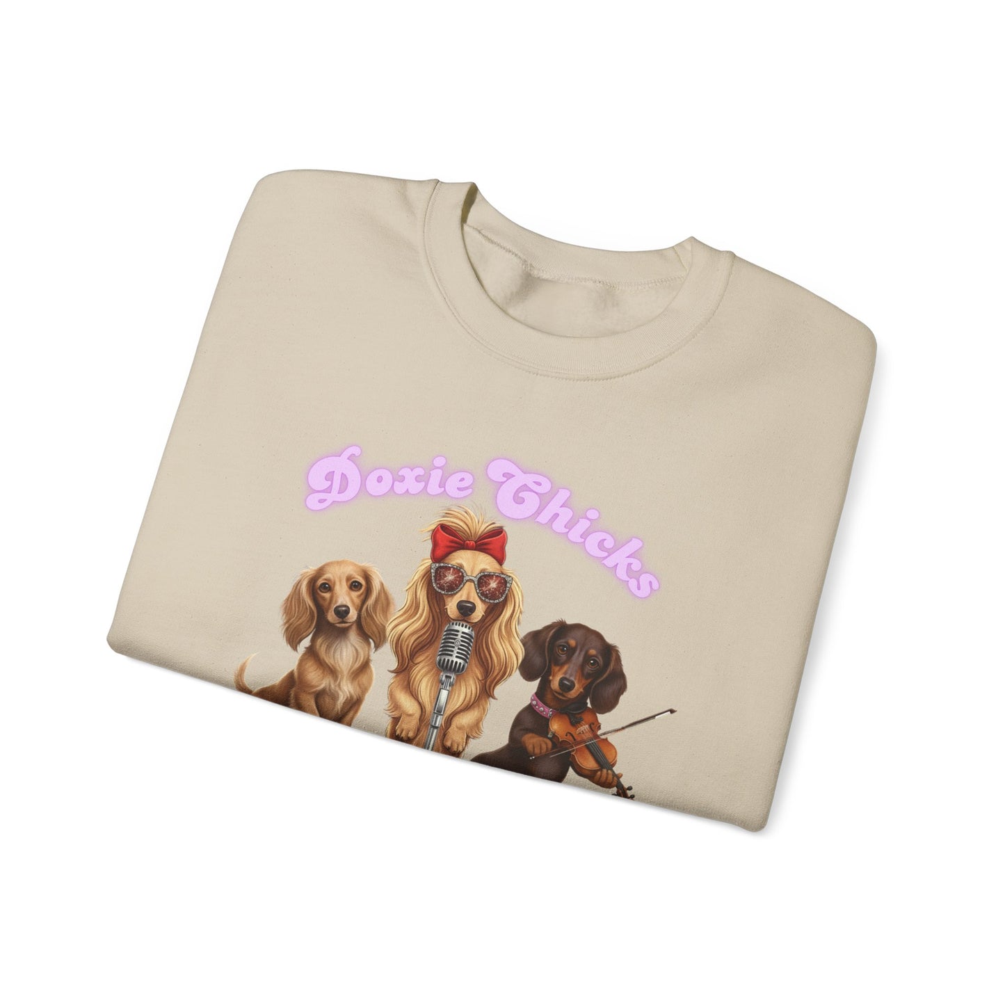 Doxie Chicks Sweatshirt Dachshund Favorite fun shirt