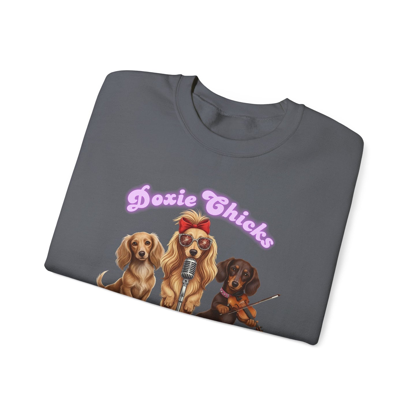 Doxie Chicks Sweatshirt Dachshund Favorite fun shirt