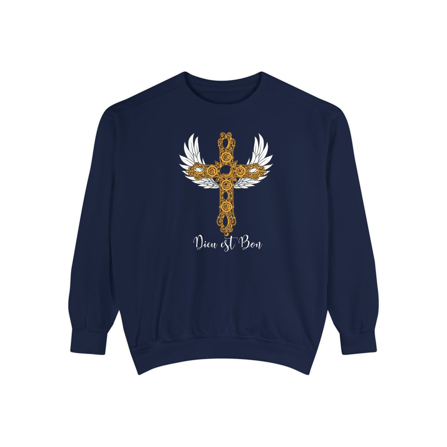 Dieu est Bon God is Good Comfort Colors long-sleeve Cozy shirt