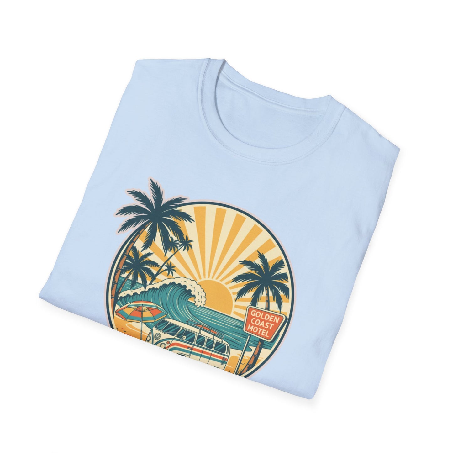 Vintage Beach Vibes T-Shirt, Summer Tee, Vacation Style, Surfing Shirt, Beach Lover Gift, Travel Apparel