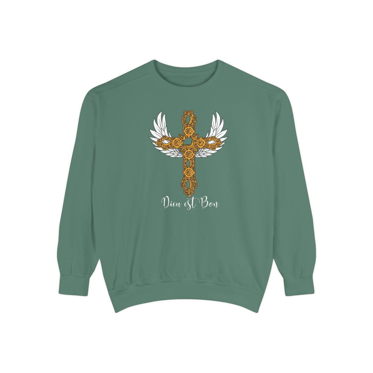 Dieu est Bon God is Good Comfort Colors long-sleeve Cozy shirt