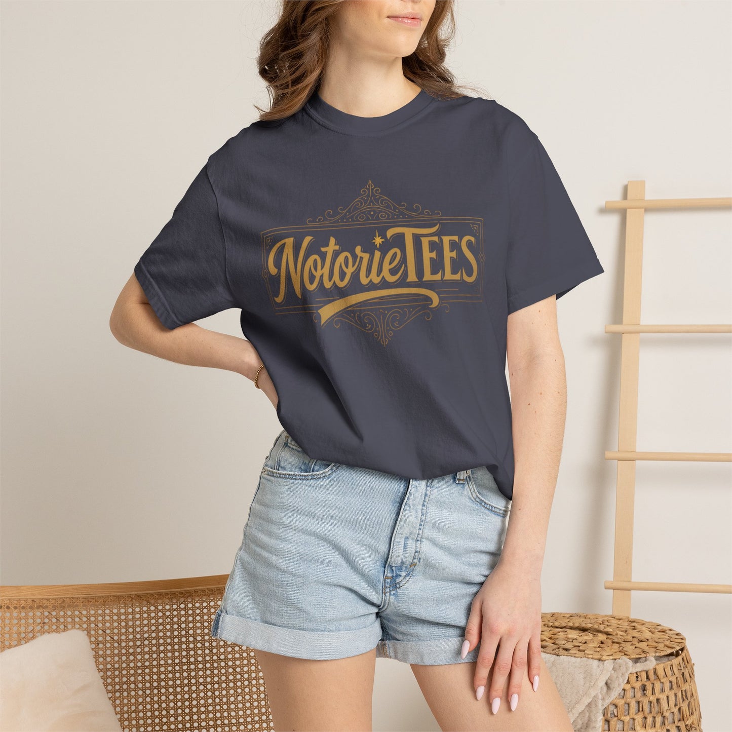 Vintage NotorieTEES Logo T-shirt | Bella Canvas garment-dyed style