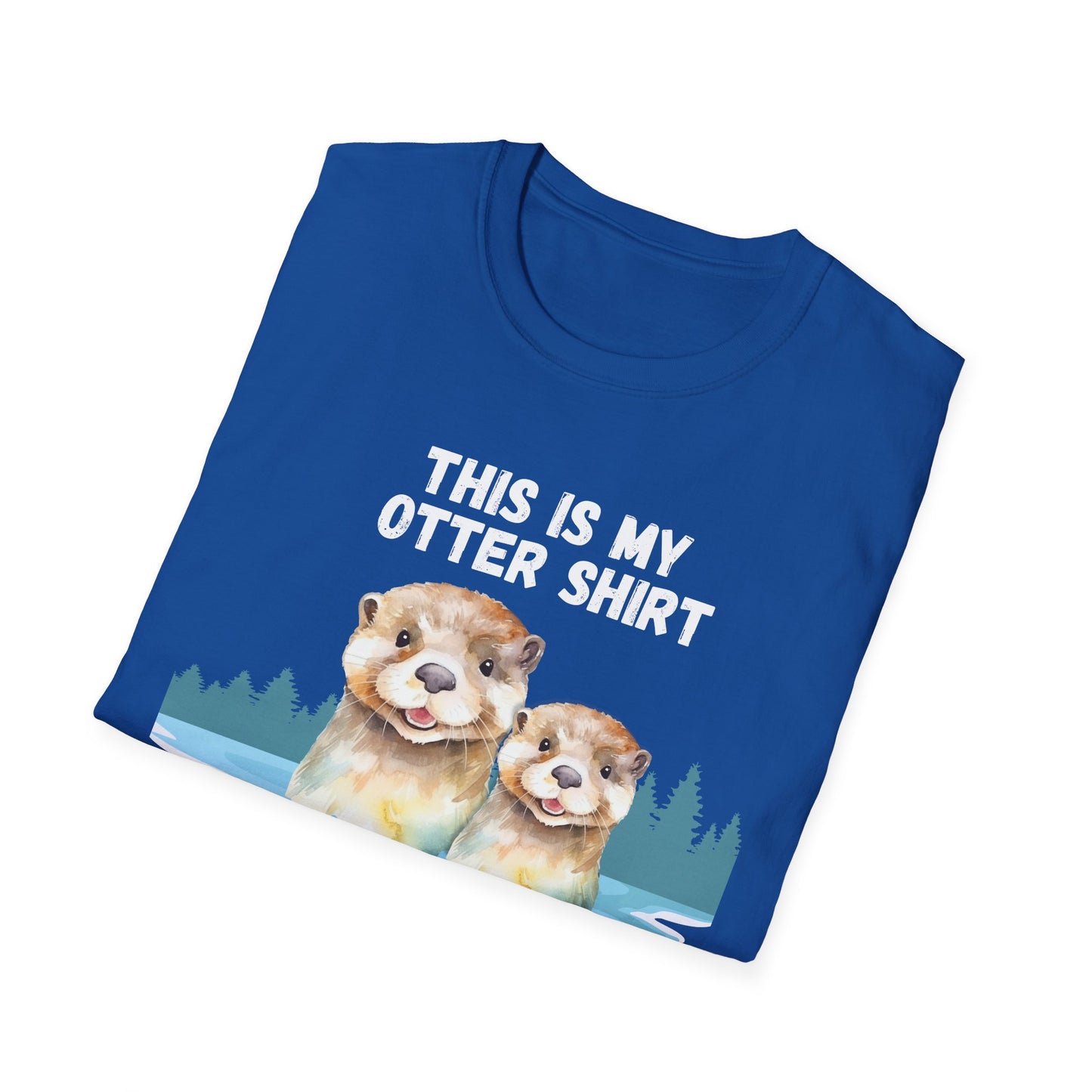 This is my OTTER shirt - Cute otters swimming in lake Comfy TEE