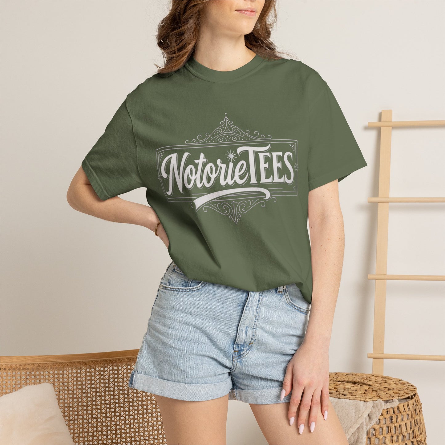 Vintage NotorieTEES Logo T-shirt | Bella Canvas garment-dyed style
