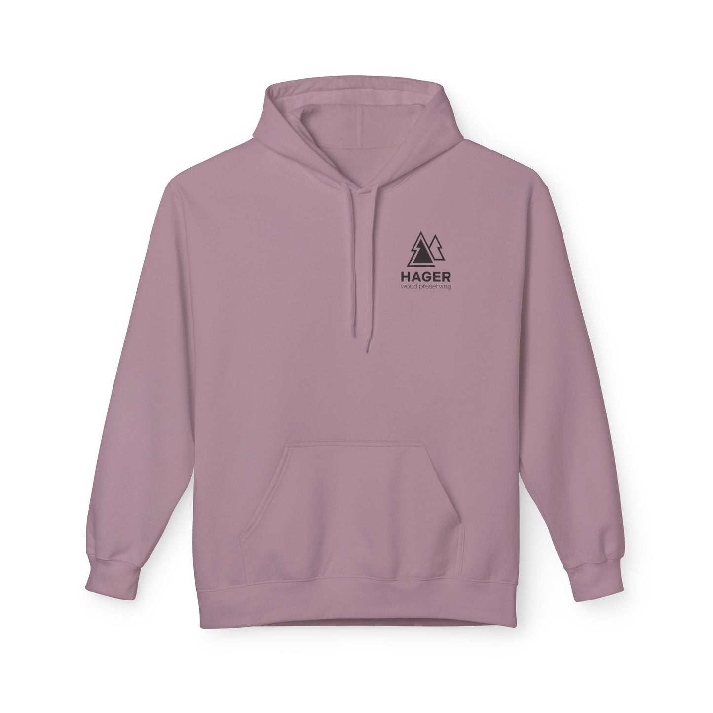 Hager Wood Preserving Hoodie — Logo Fleece Pullover