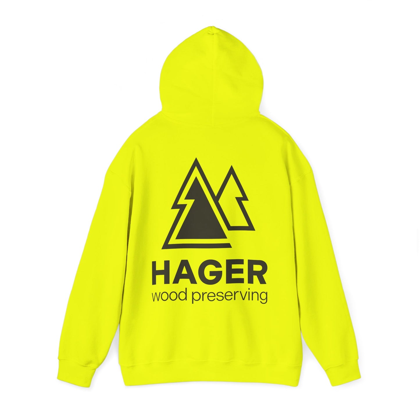 CUSTOM BIZ LOGO hoodie in Hi Visibility color options