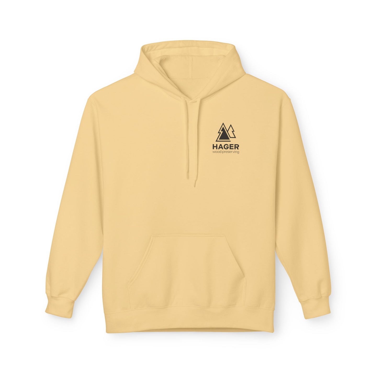Hager Wood Preserving Hoodie — Logo Fleece Pullover