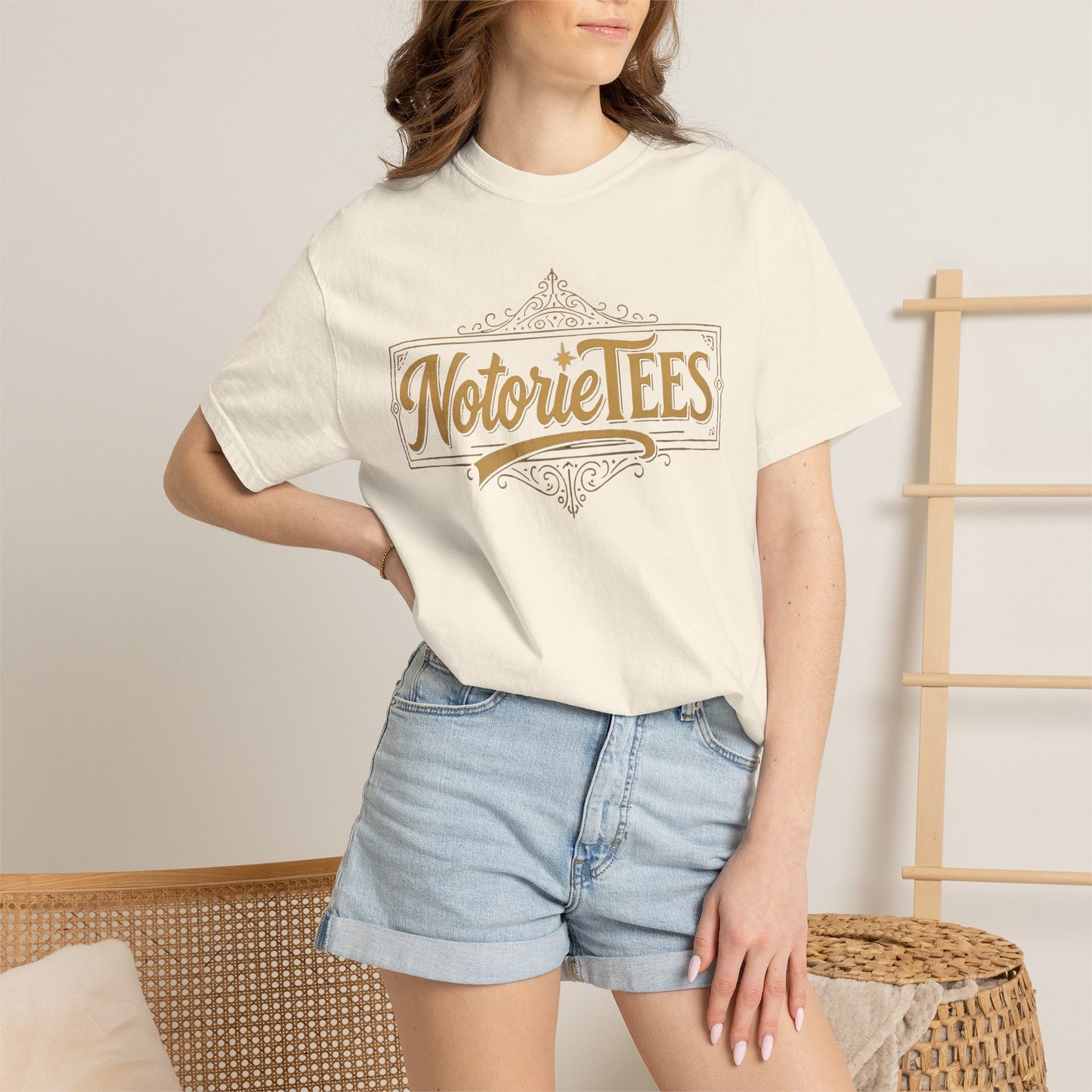 Vintage NotorieTEES Logo T-shirt | Bella Canvas garment-dyed style