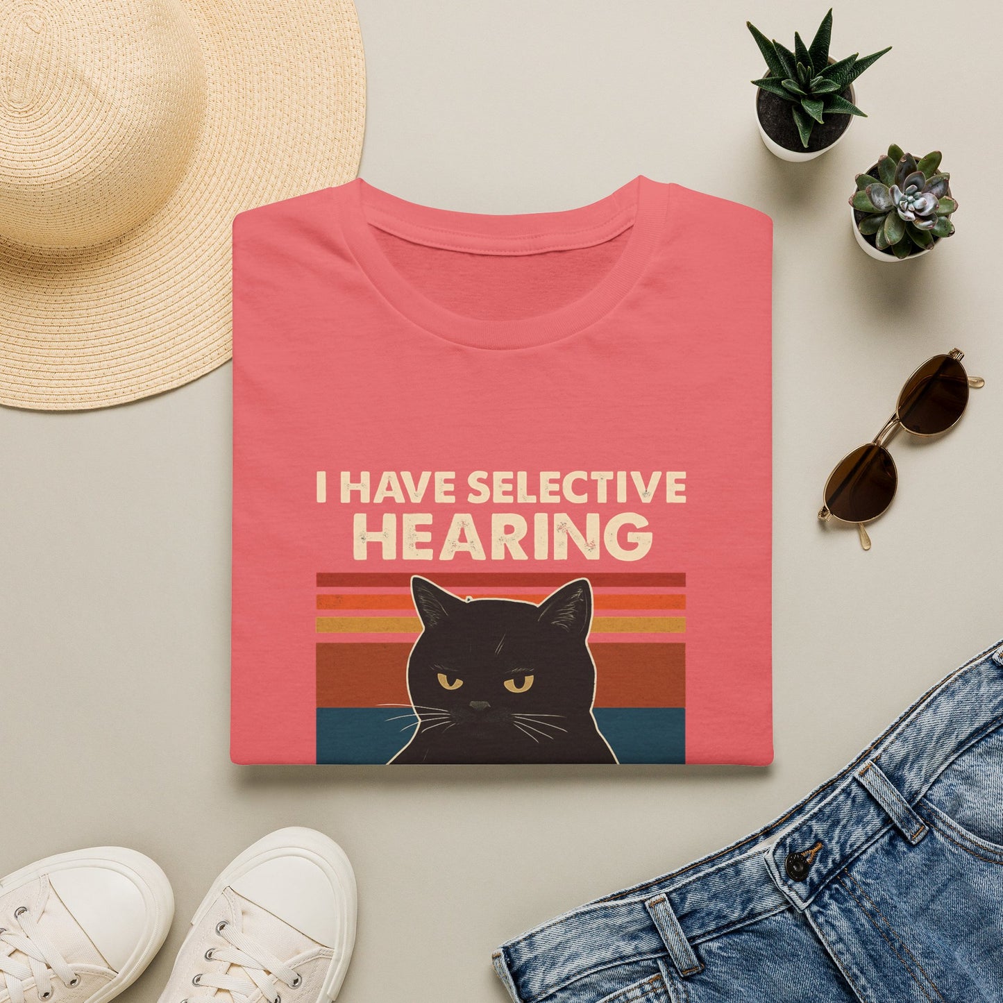 I Have Selective Hearing T-Shirt — Funny Sarcastic Tee for the Selectively Present