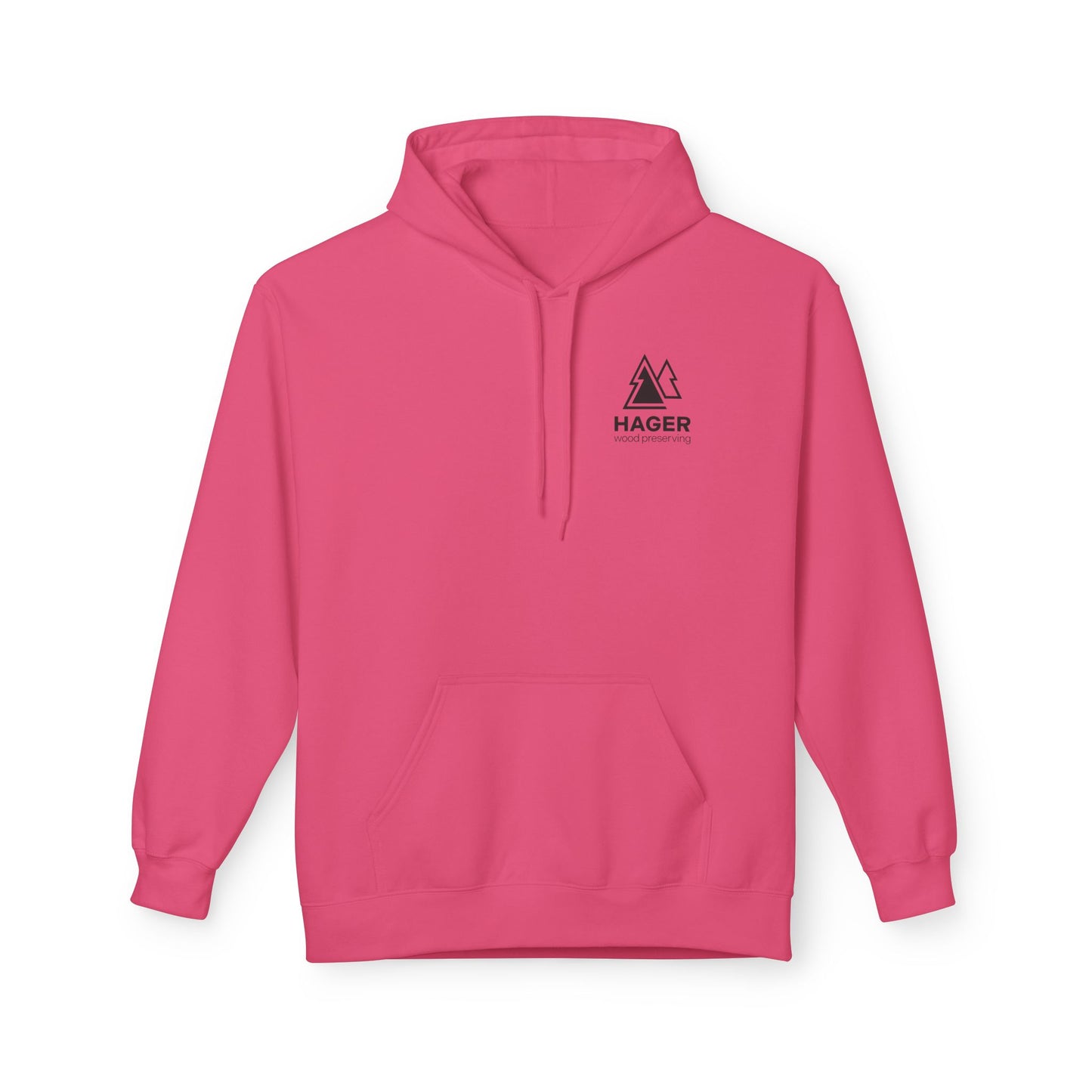 Hager Wood Preserving Hoodie — Logo Fleece Pullover