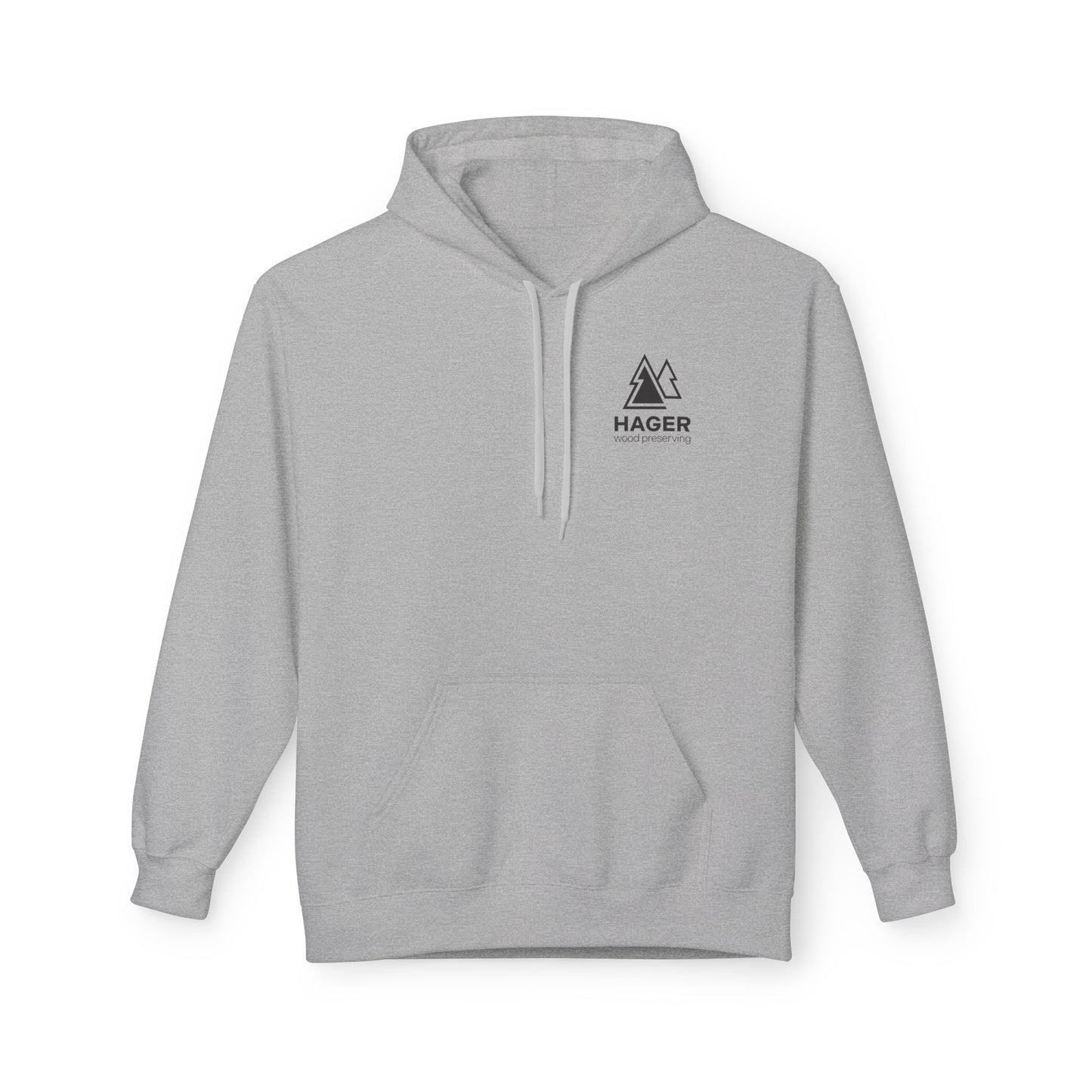 Hager Wood Preserving Hoodie — Logo Fleece Pullover