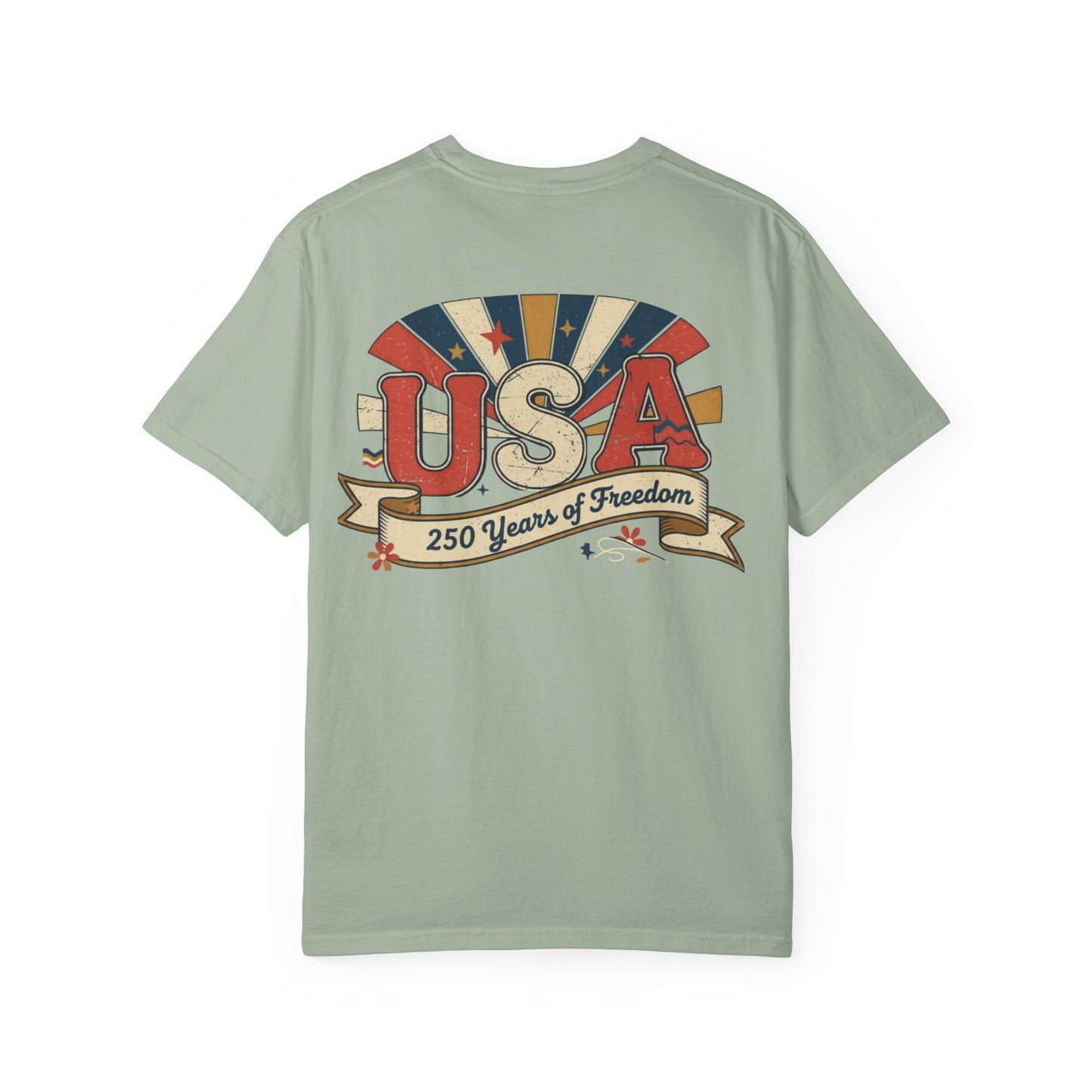 USA 250 Years of Freedom Vintage 70s T-Shirt