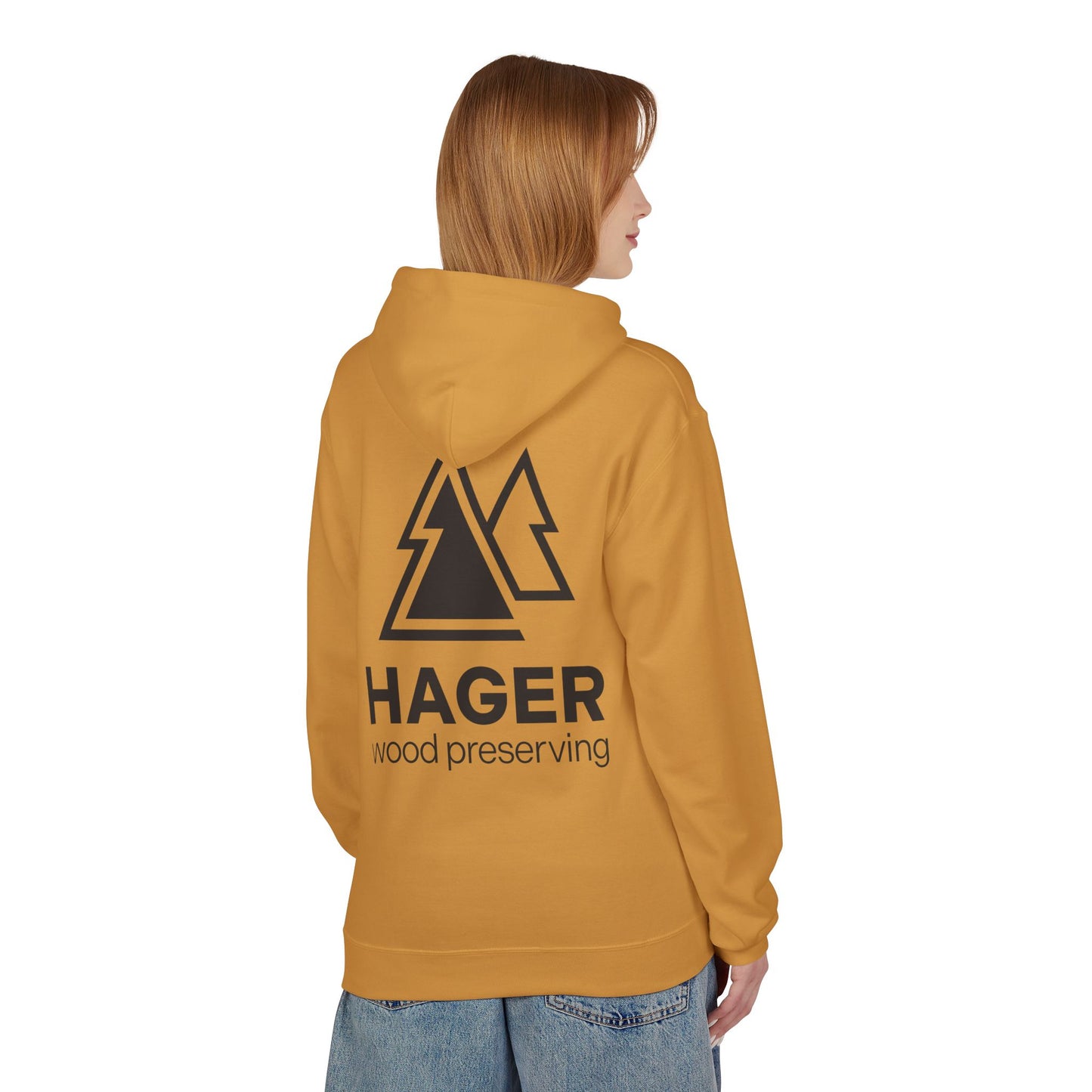 Hager Wood Preserving Hoodie — Logo Fleece Pullover