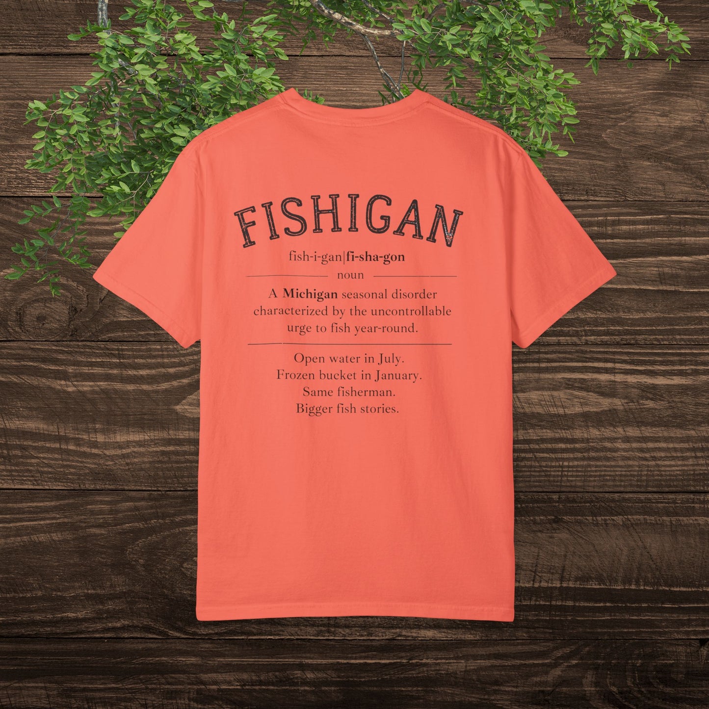 Fishing Again in Michigan T-Shirt — FISHIGAN Tee