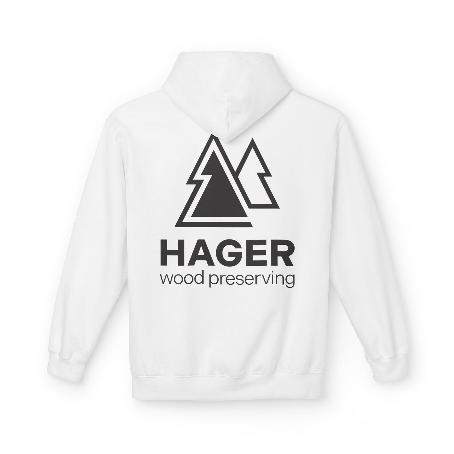 Hager Wood Preserving Hoodie — Logo Fleece Pullover