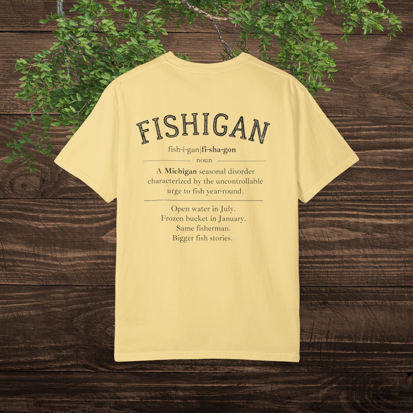 Fishing Again in Michigan T-Shirt — FISHIGAN Tee