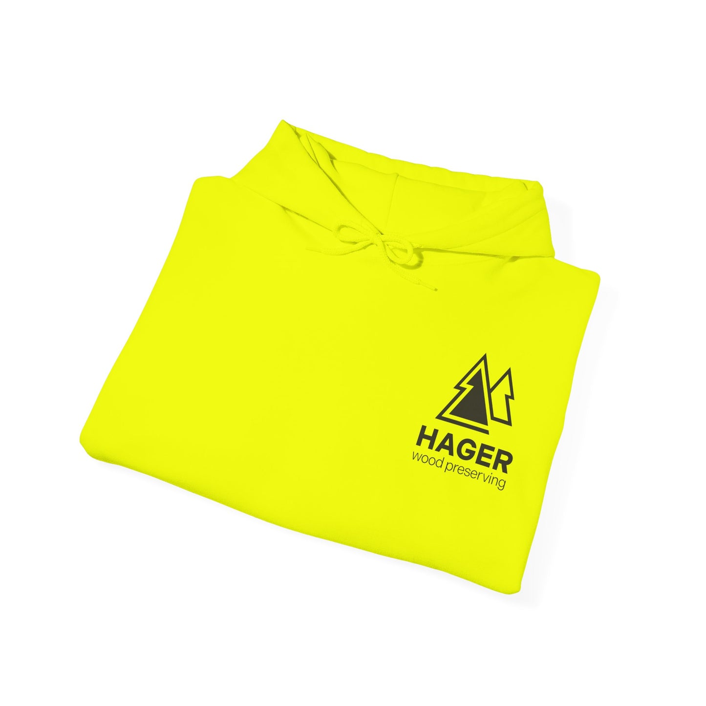 CUSTOM BIZ LOGO hoodie in Hi Visibility color options