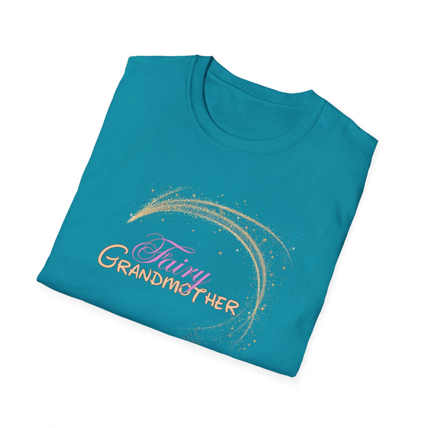 Fairy Grandmother T-Shirt | Magic Wand Gold Stars