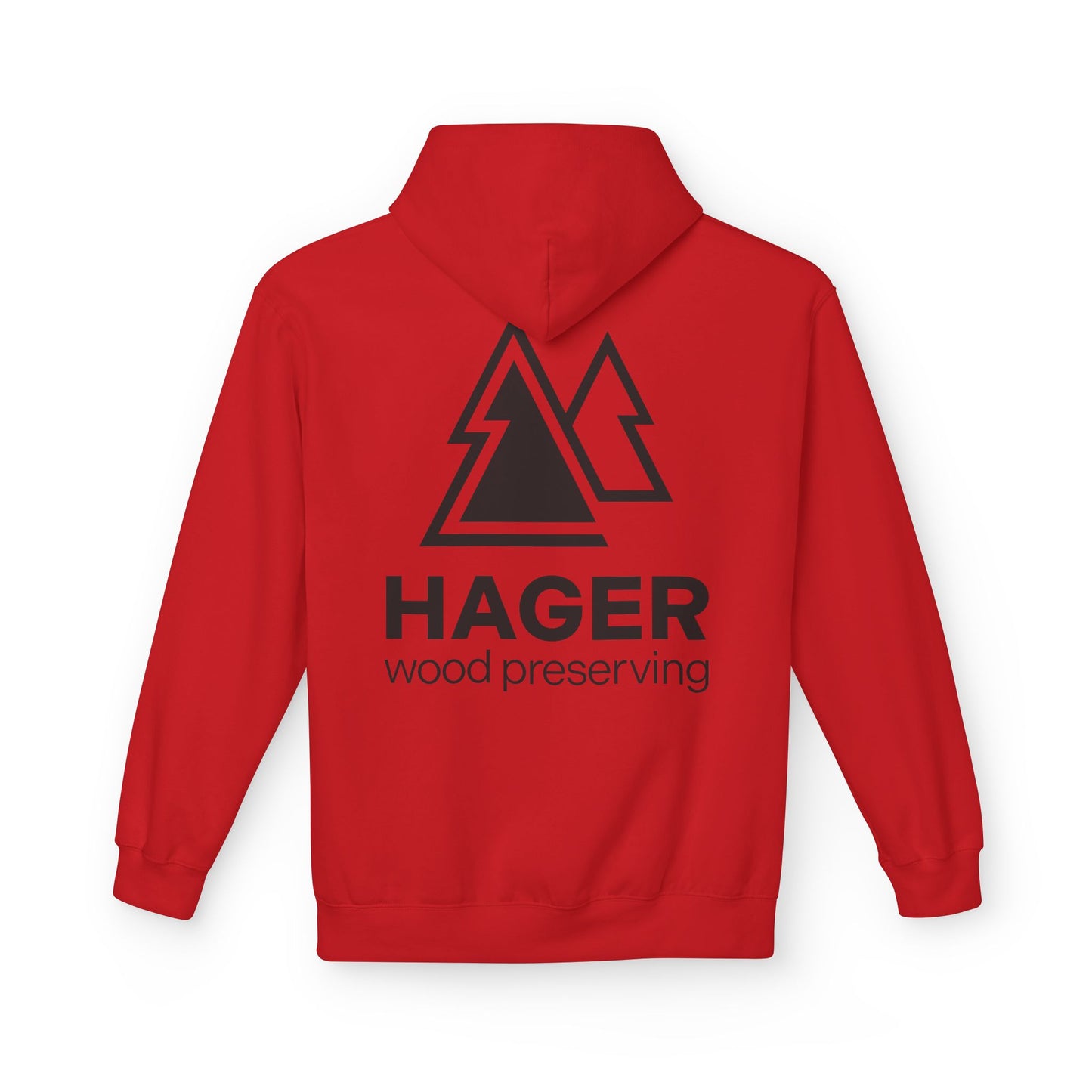 Hager Wood Preserving Hoodie — Logo Fleece Pullover