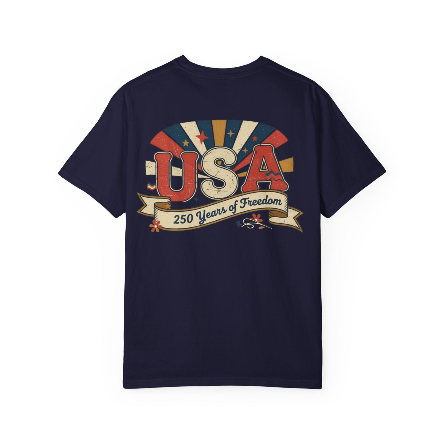 USA 250 Years of Freedom Vintage 70s T-Shirt