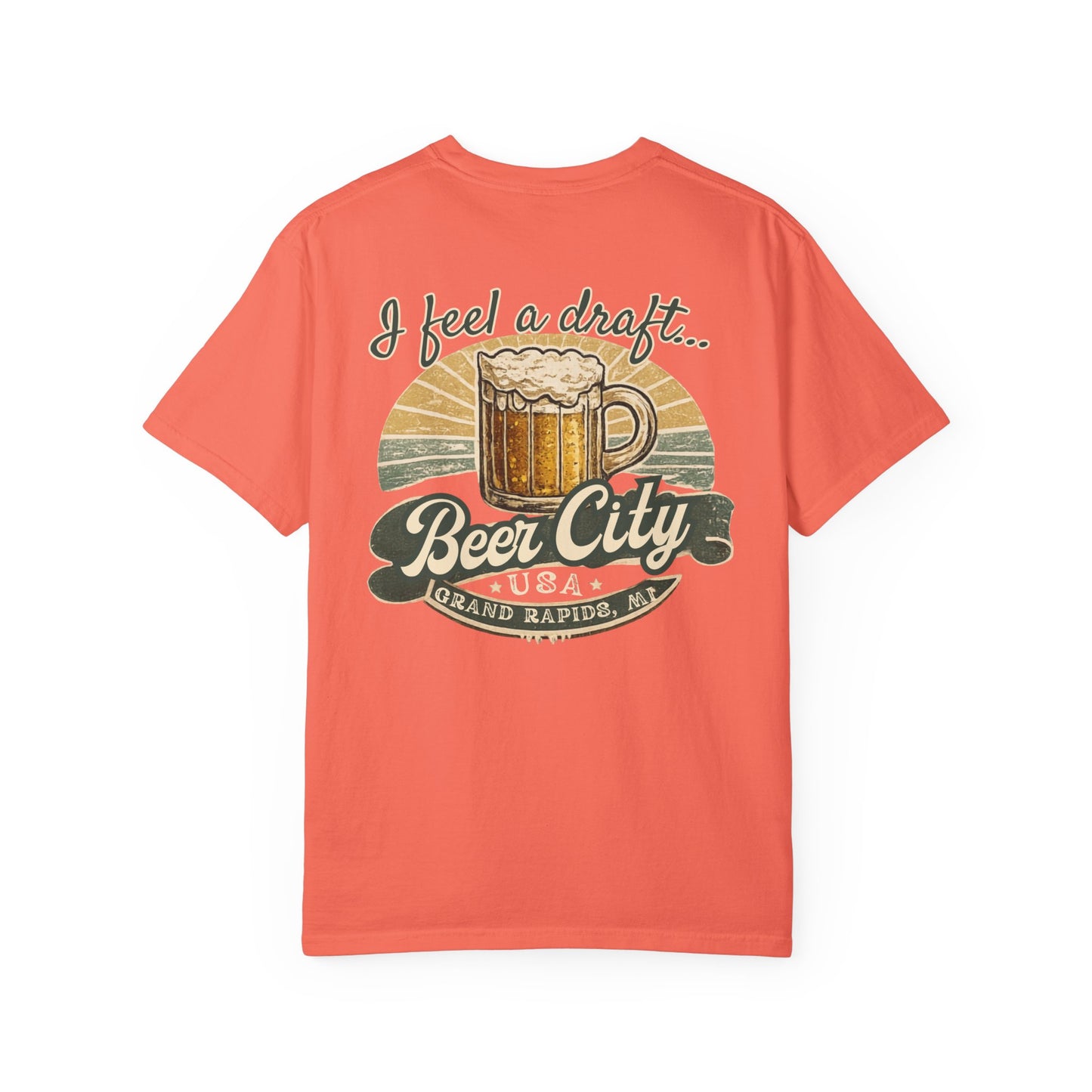 Beer City USA "I Feel a Draft" T-Shirt — Grand Rapids Michigan Craft Beer Tee