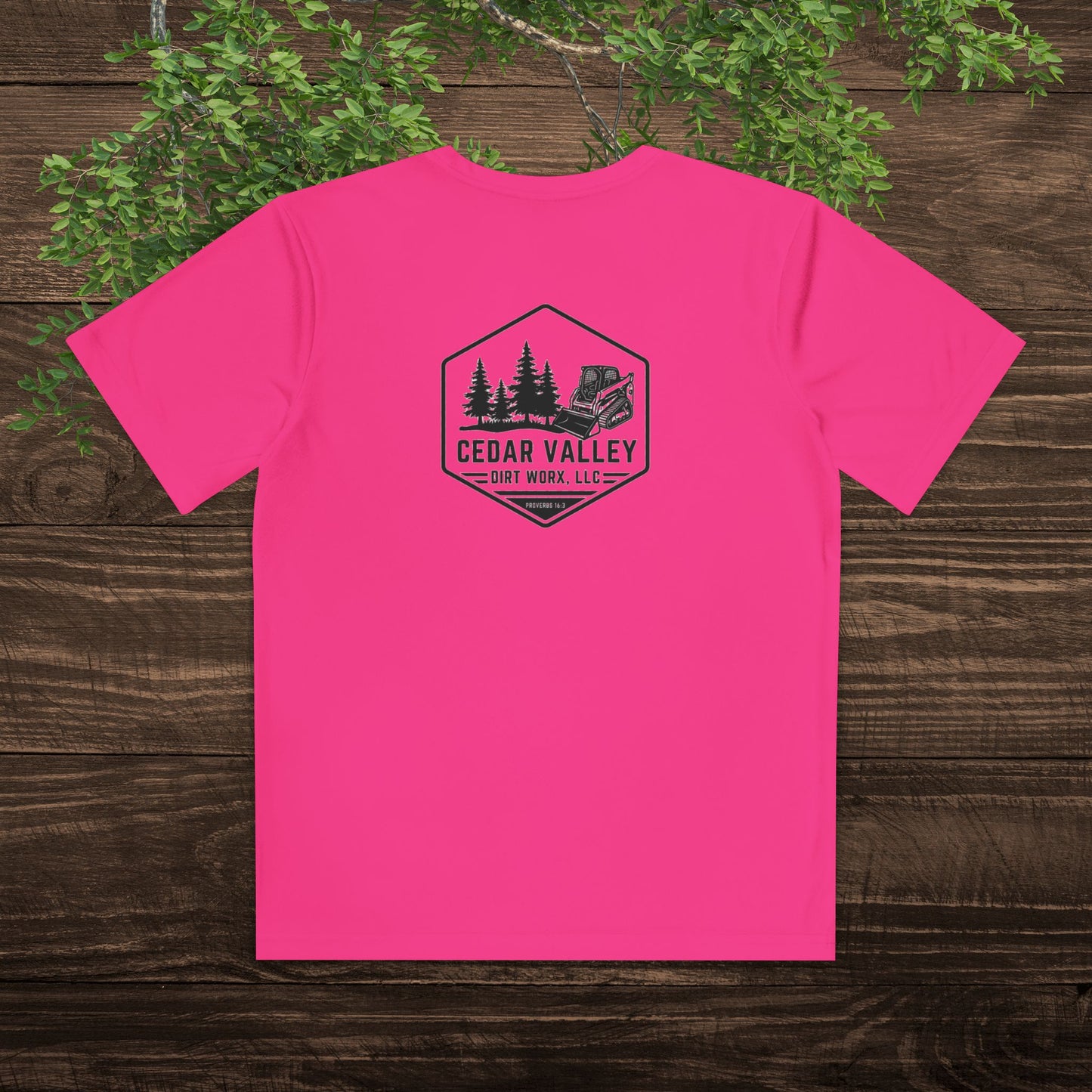 Dirt Worx neon yellow & pink Youth Competitor Tee