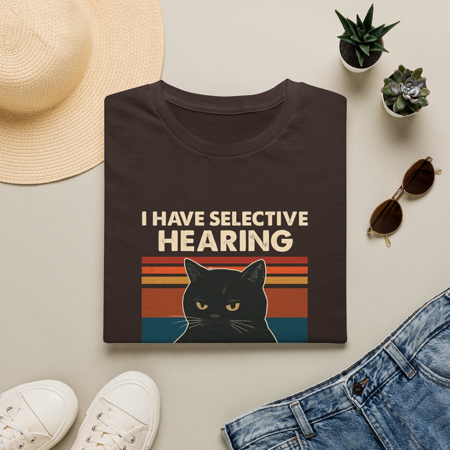 I Have Selective Hearing T-Shirt — Funny Sarcastic Tee for the Selectively Present