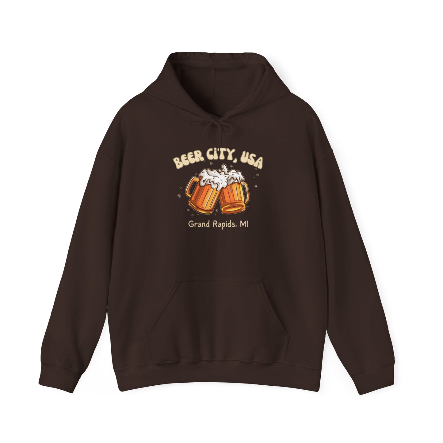 Beer City USA Hoodie Grand Rapids Michigan Sweatshirt Cozy Brewery Tour Shirt Great Lakes Craft Beer Gift Unisex Fit