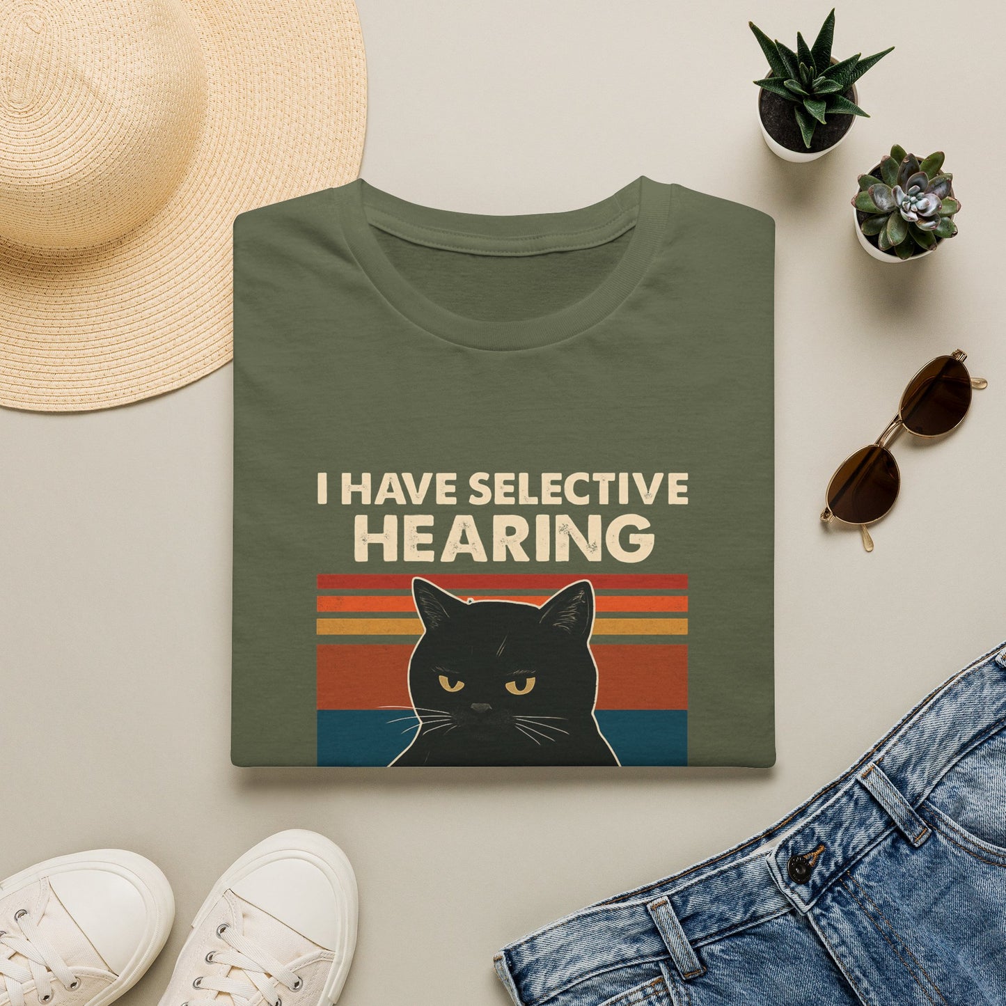 I Have Selective Hearing T-Shirt — Funny Sarcastic Tee for the Selectively Present